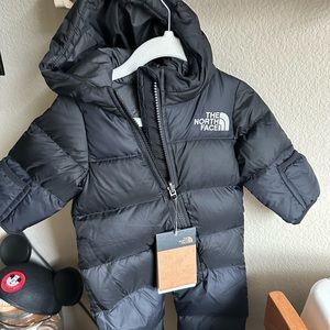 Brand new Northface Infant nupste one piece 0-3 months